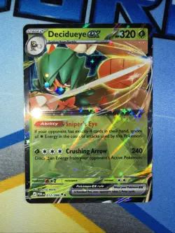 Decidueye ex 12/88 ME03: Perfect Order Pokemon TCG Double Rare NM - Image 1