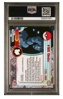 PSA 9 Onix • Topps Chrome Pokemon TV 2000 - Image 3