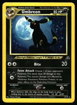 Umbreon (13) 13/75 Pokemon Neo Discovery - Image 1