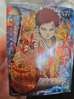 Gaara SR-0011 Naruto Kayou Heaven Scroll Trading Card Holo Foil Blue - Image 4