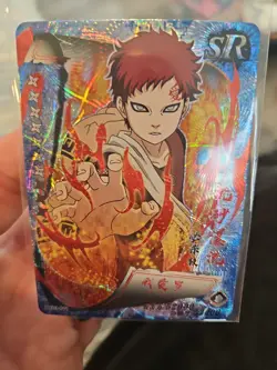 Gaara SR-0011 Naruto Kayou Heaven Scroll Trading Card Holo Foil Blue - Image 5