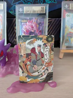 Kayou Naruto Earth Scroll V2 Jiraiya NREA02-CR-004 Crystal Rare English NM Card - Image 1