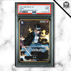 One Piece Card Japanese - Sabo Alt Art #083 - 2nd Anniversary Set - PSA 9 MINT - Image 1