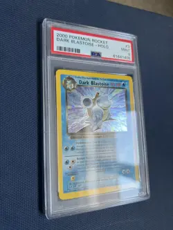 Dark Blastoise Holo Pokemon Card 3/82 Team Rocket PSA 9 - Image 3
