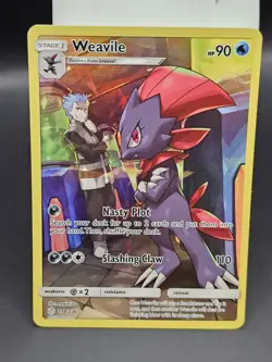 Pokemon Card - Weavile 238/236 - Cosmic Eclipse - Secret Rare, NM! - Full Art - Image 3