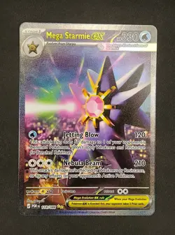 Mega Starmie EX 118 Perfect Order Pokemon card - Image 1