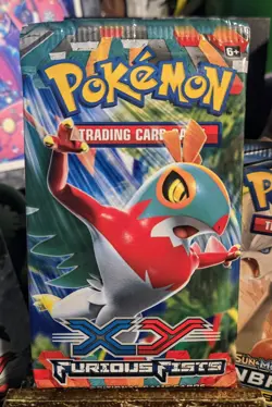 2014 Pokemon XY Furious Fists Booster Pack Sealed* *Hawlucha - Image 3