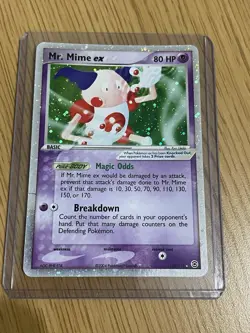 Pokemon TCG Mr. Mime ex 110/112 FireRed & LeafGreen Holo (LP-MP) - Image 1