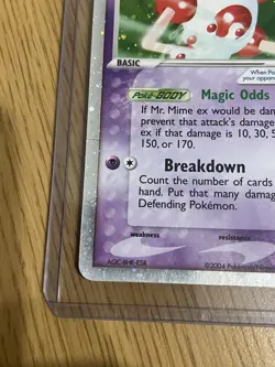 Pokemon TCG Mr. Mime ex 110/112 FireRed & LeafGreen Holo (LP-MP) - Image 3