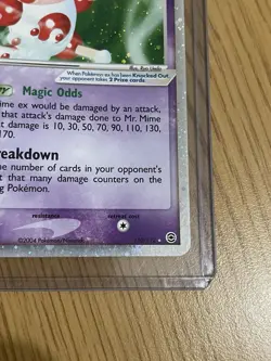 Pokemon TCG Mr. Mime ex 110/112 FireRed & LeafGreen Holo (LP-MP) - Image 4