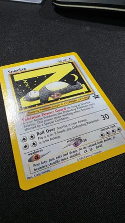 Pokemon 2002 Black Star Promo Snorlax 49 Altered Cleaned - Image 2