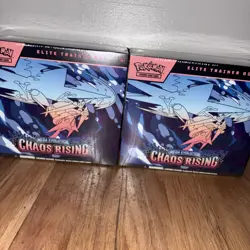 Pokemon Chaos Rising ETB Elite Trainer Box Lot of (2) Sealed - Image 1