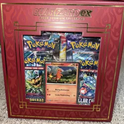 Pokemon Charizard EX Super Premium Collection – Sealed Box – 10 Booster Packs! - Image 3