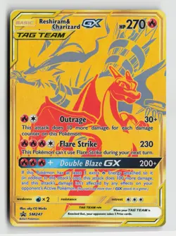 Pokemon - Reshiram & Charizard GX - SM247 SM Promos - Promo - NM - Image 1