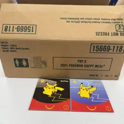 Pokemon Lot of 132 Packs 2021 Happy Meal 25th Anniversary Toy 2 - Image 1