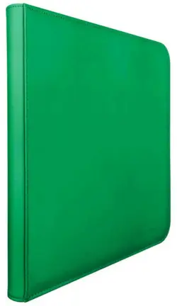 ULTRA PRO Binder 12 pocket Zippered PRO Binder Holds 480 Cards GREEN NEW - Image 3