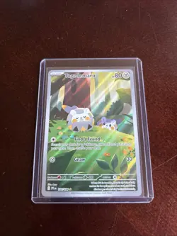 Togedemaru Pokemon Phantasmal Flames 104/094 Illustration Rare Near Mint - Image 3