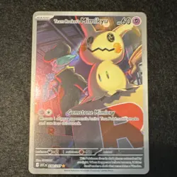 Pokemon Team Rocket's Mimikyu Holo Rare 238/217 SV 151 Basic 60 HP English - Image 2