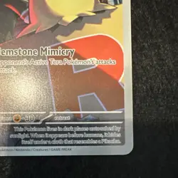 Pokemon Team Rocket's Mimikyu Holo Rare 238/217 SV 151 Basic 60 HP English - Image 4