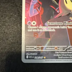 Pokemon Team Rocket's Mimikyu Holo Rare 238/217 SV 151 Basic 60 HP English - Image 5