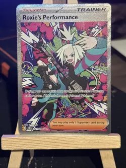 Roxie’s Performance 121/086 CRI Chaos Rising Pokemon TCG SIR NM - Image 1
