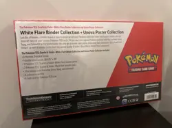 Pokemon TCG Sams Bundle White Flare Binder & Unova Poster Collection - Image 2