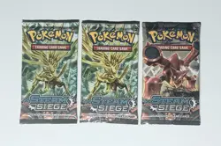 3x SEALED XY Steam Siege Booster Packs Pokemon TCG - Image 1