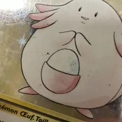 1999 Pokemon FRENCH 1st Edition Base Set Leveinard-Chansey Holo 3/102 MP - Image 2