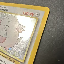 1999 Pokemon FRENCH 1st Edition Base Set Leveinard-Chansey Holo 3/102 MP - Image 3