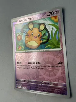 Pokemon TCG * Scarlet & Violet * 95/198 Dedenne REVERSE HOLO Common * FRESH PK - Image 2
