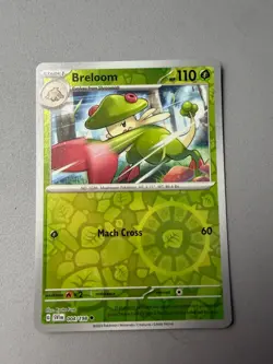 Pokemon TCG * Scarlet & Violet * 4/198 Breloom REVERSE HOLO Uncommon * FRESH PK - Image 1