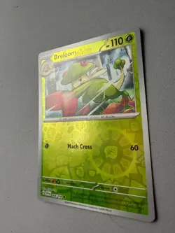 Pokemon TCG * Scarlet & Violet * 4/198 Breloom REVERSE HOLO Uncommon * FRESH PK - Image 2