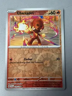Pokemon TCG * Scarlet & Violet * 39/198 Charcadet REVERSE HOLO Common * FRESH PK - Image 1