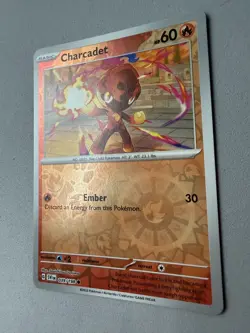 Pokemon TCG * Scarlet & Violet * 39/198 Charcadet REVERSE HOLO Common * FRESH PK - Image 2