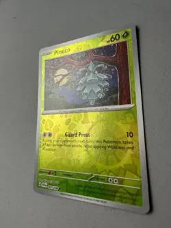 Pokemon TCG * Scarlet & Violet * 1/198 Pineco REVERSE HOLO Common * FRESH PK - Image 2