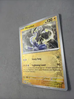Pokemon TCG * Scarlet & Violet * 80/198 Miraidon REVERSE HOLO RARE * FRESH PK - Image 2