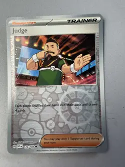 Pokemon TCG * Scarlet & Violet * 176/198 Judge REVERSE HOLO Uncommon * FRESH PK - Image 1