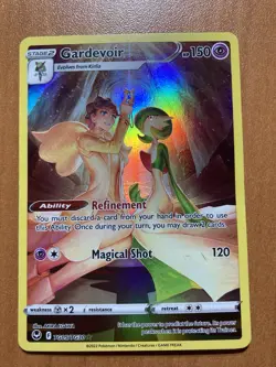 Pokemon Sword Shield Silver Tempest Gardevoir TG05/TG30 Trainer Gallery DAMAGED - Image 1