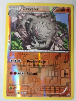 Graveler 46/106 XY Flashfire Reverse Pokemon Holo Foil Nice! - Image 1