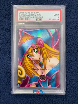 PSA 9 Dark Black Magician Girl Pink Secret Rare DDM Japanese Promo - 2001 Yugioh - Image 1