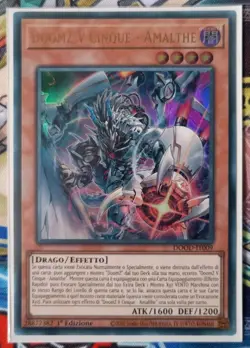 Yu-Gi-Oh Doomz V Five Amalthe Ultra Rare 1st Ed DOOD-IT009 Near Mint Italian - Image 1