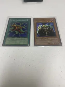 YUGIOH LORD OF D. FLUTE OF SUMMONING DRAGON SUPER RARE SET SDK-041 LP - Image 1