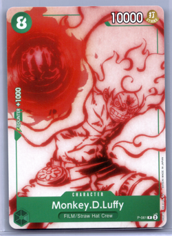 Monkey.D.Luffy P-061 - One Piece TCG - Starter Deck 16: GREEN Uta English Promo - Image 1
