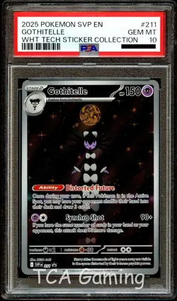 PSA 10 GEM MINT Gothitelle 211 MEP ILLUSTRATION HOLO Promo MEP211 Pokemon Card - Image 1