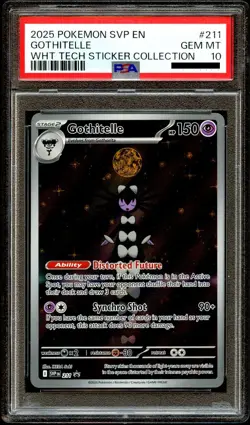 PSA 10 GEM MINT Gothitelle 211 MEP ILLUSTRATION HOLO Promo MEP211 Pokemon Card - Image 2