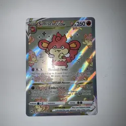 Simisear VSTAR GG37/GG70 Ultra Rare Crown Zenith Pokemon Card NM Condition - Image 1