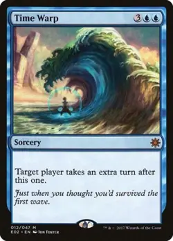 Time Warp - Light Play MTG Explorers of Ixalan - Image 1