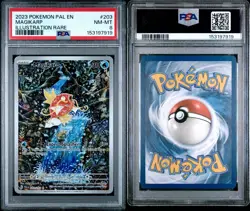 🐠Pokemon TCG Magikarp Scarlet & Violet Paldea Evolved Holo Card 203/193 PSA 8🐠 - Image 3