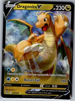 Dragonite V 049/078 Pokemon GO - Pokemon Card - NM - Image 1