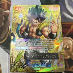 Bandai Dragon Ball Super Card Game Gogeta BR FB09-007 SR Serial Numbered Foil - Image 3